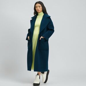 UGG Women’s Hattie Oversized Long Coat Midnight Blue NWT Medium